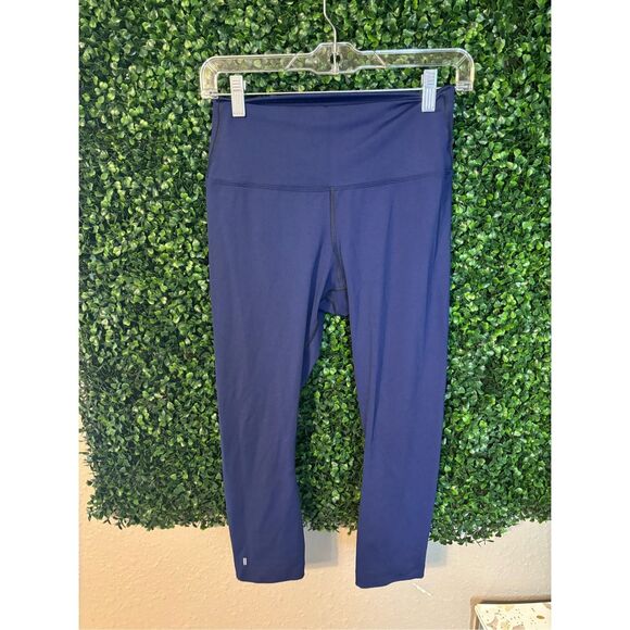 NoBull Project Blue Cropped Leggings Sz Medium - Picture 2 of 3